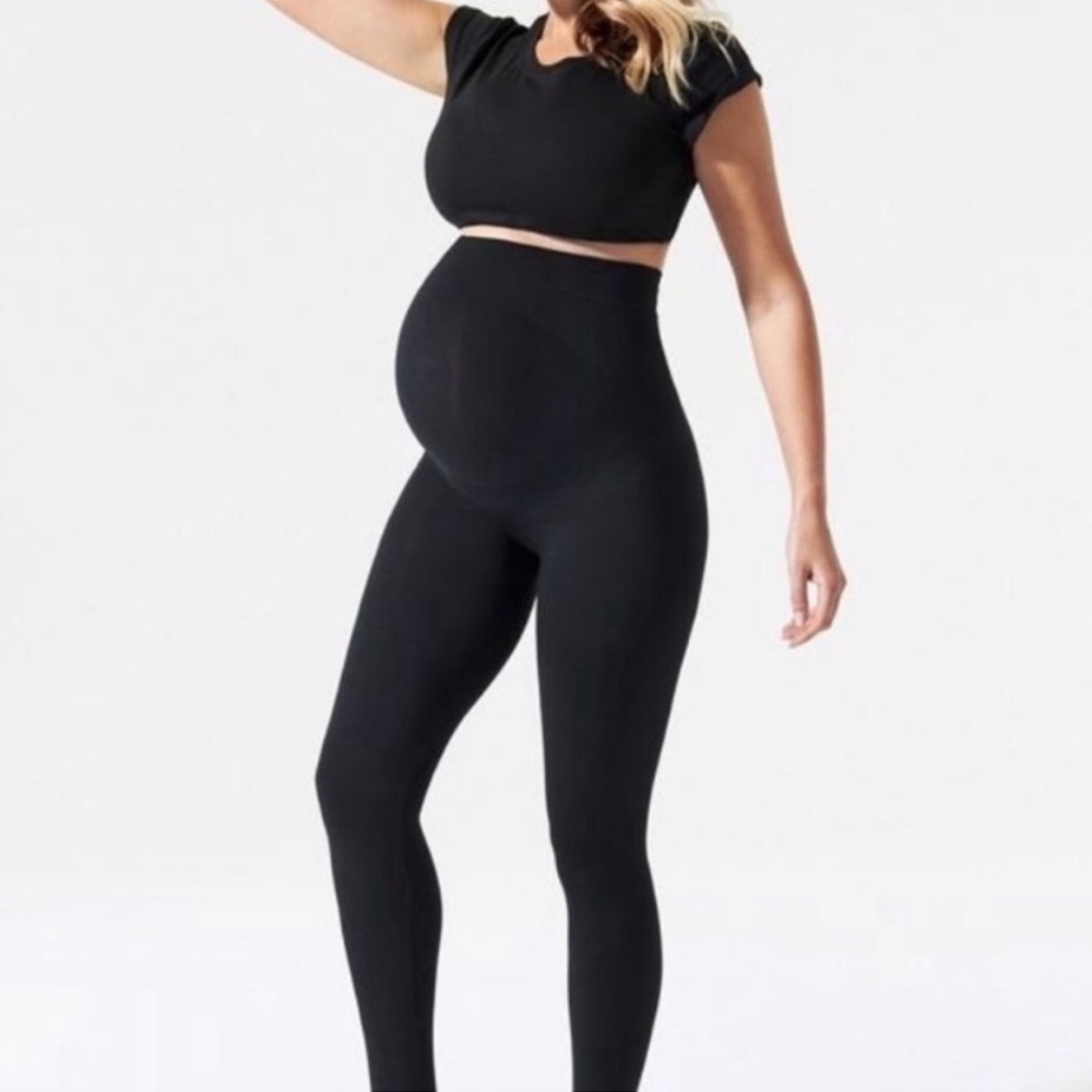 EUC Blanqi Everyday Maternity Leggings Black size Medium